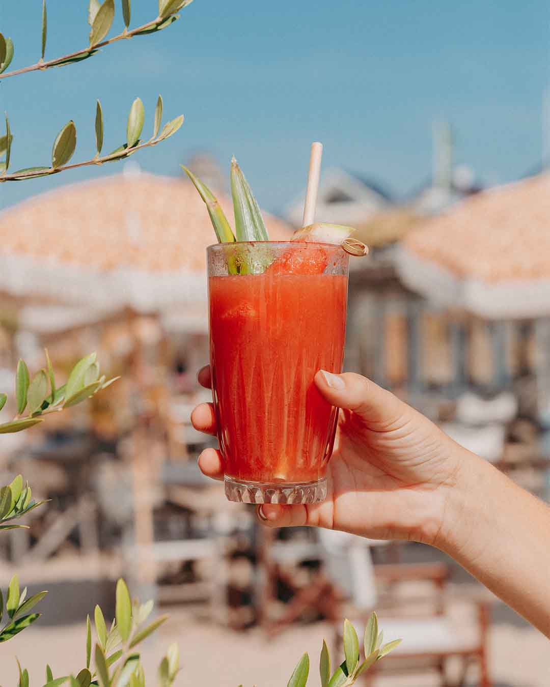 Summer Blush sapje in hand